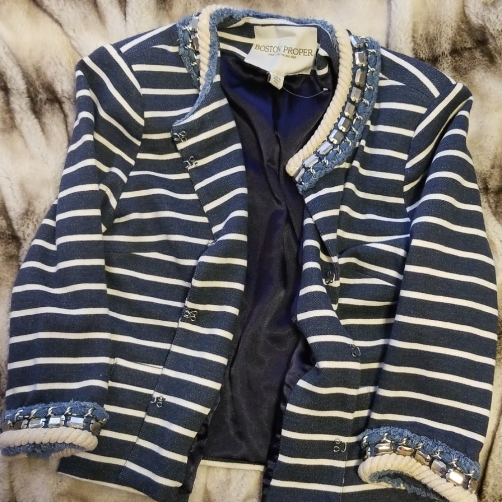 Boston Proper Striped Sweater